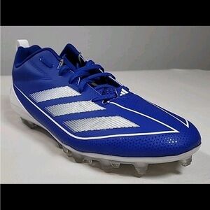 Adidas Adizero Electric 2 Football Cleats Blue White Size 10.5 Mens Shoes Soccer